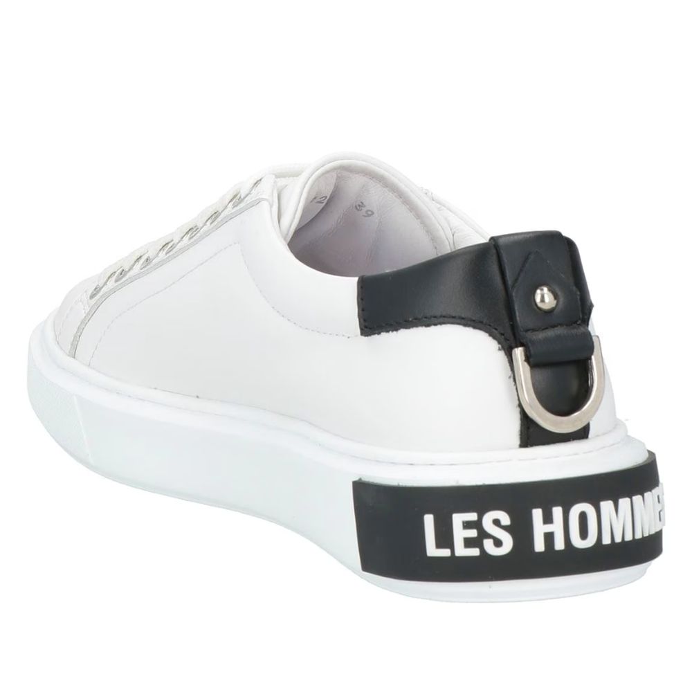 Les Hommes - White Calfskin Men Sneaker