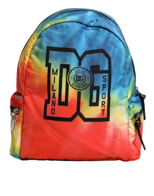 Dolce & Gabbana – Multicolor Tie-Dye Kids Backpack