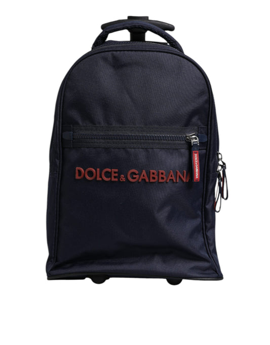 Dolce & Gabbana – Blue & Red Kids Wheeled Backpack