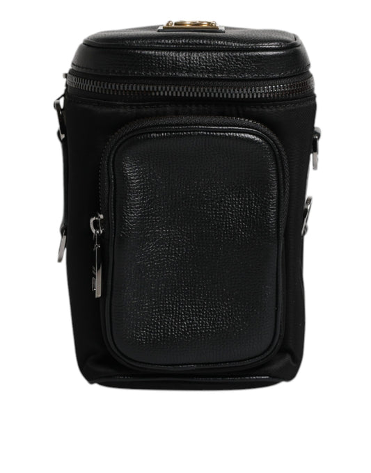 Dolce & Gabbana – Black Leather Camera Bag