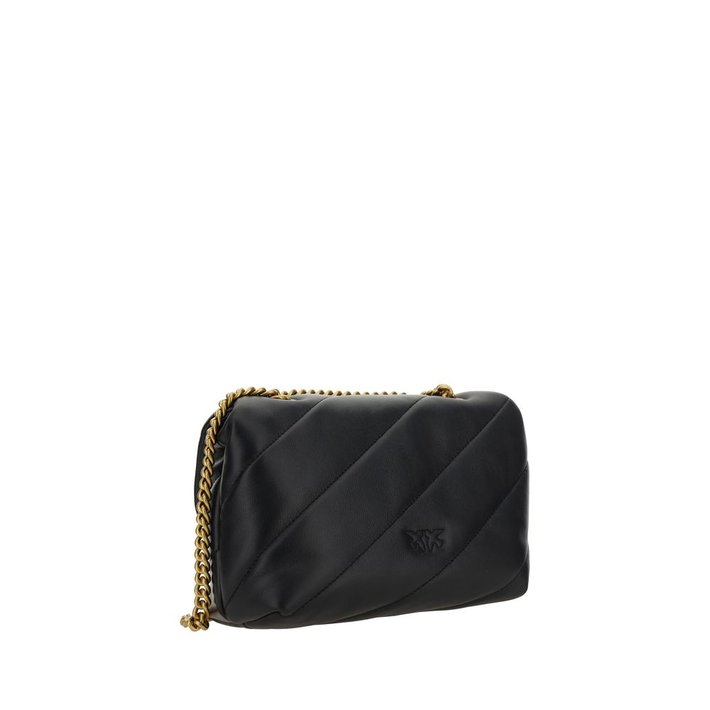 Pinko – Love Mini Puff Quilted Shoulder Bag in Black