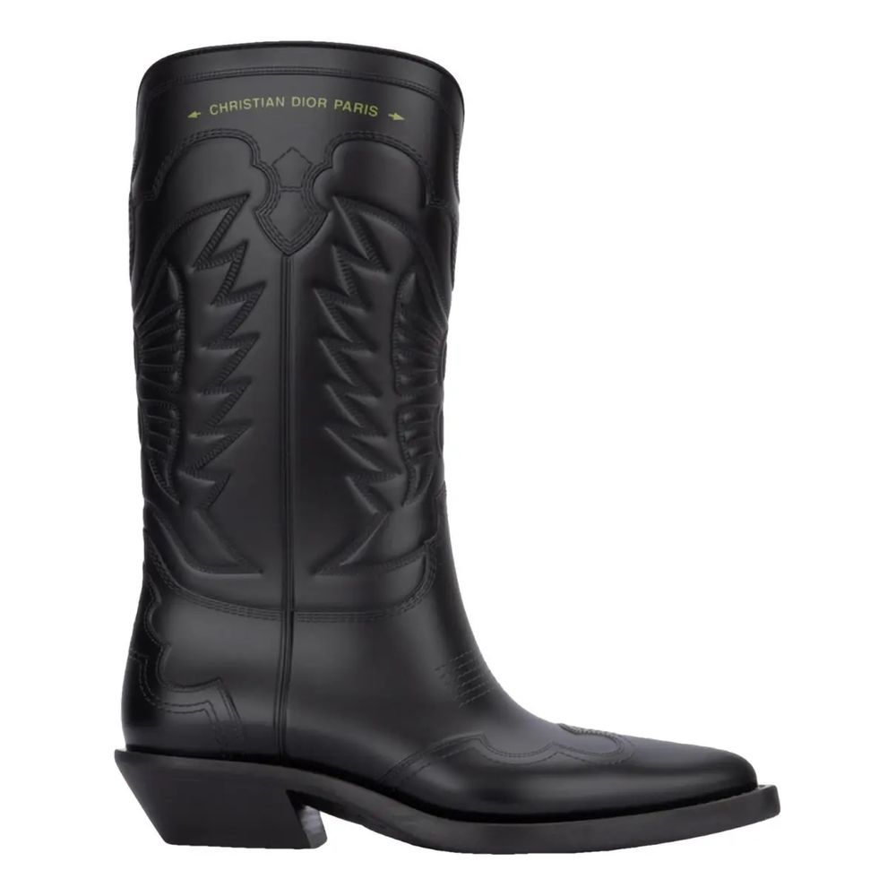 Christian Dior – Black Leather Low Boots