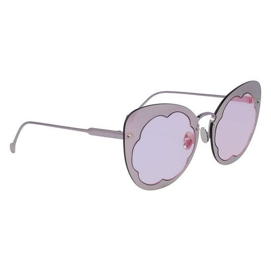 Salvatore Ferragamo – Purple Metal Sunglasses