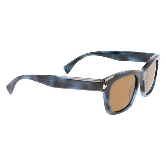 Lanvin – Blue Acetate Sunglasses with Brown Lenses