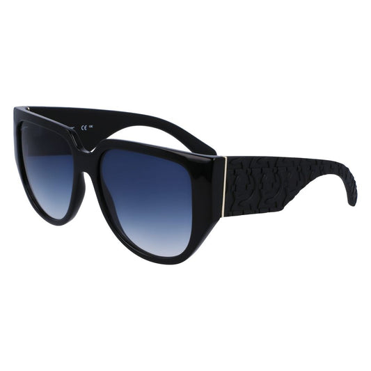 Salvatore Ferragamo– Black Bio Injected Sunglasses