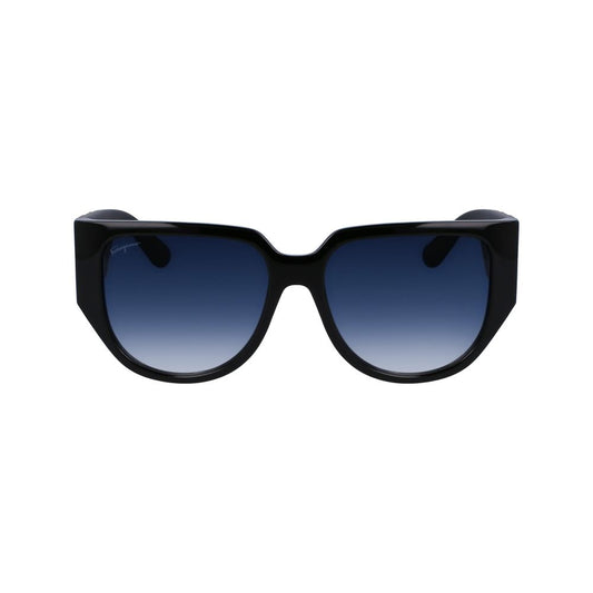 Salvatore Ferragamo– Black Bio Injected Sunglasses