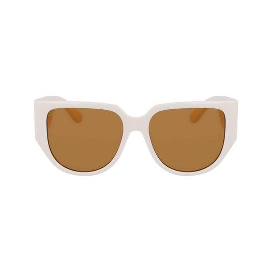 Salvatore Ferragamo – White Bio Injected Sunglasses