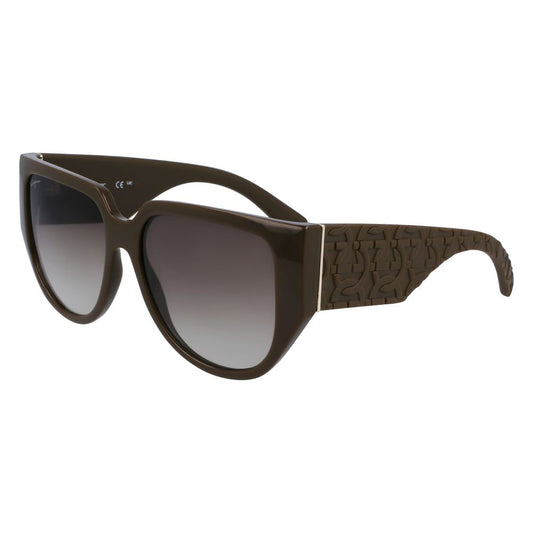 Salvatore Ferragamo – Green Bio Injected Sunglasses