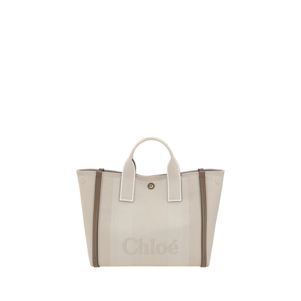 Chloé – Carry Cotton & Leather Handbag
