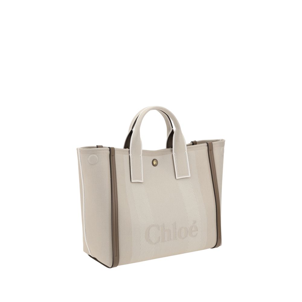 Chloé – Carry Cotton & Leather Handbag