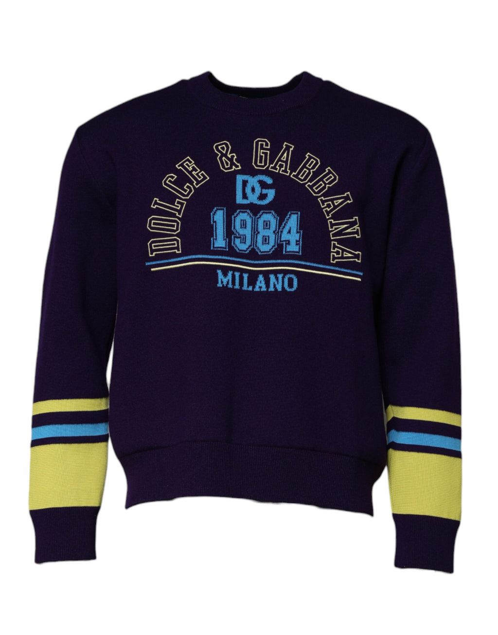 Dolce & Gabbana - Blue 1984 Milano CrewNeck Sweater