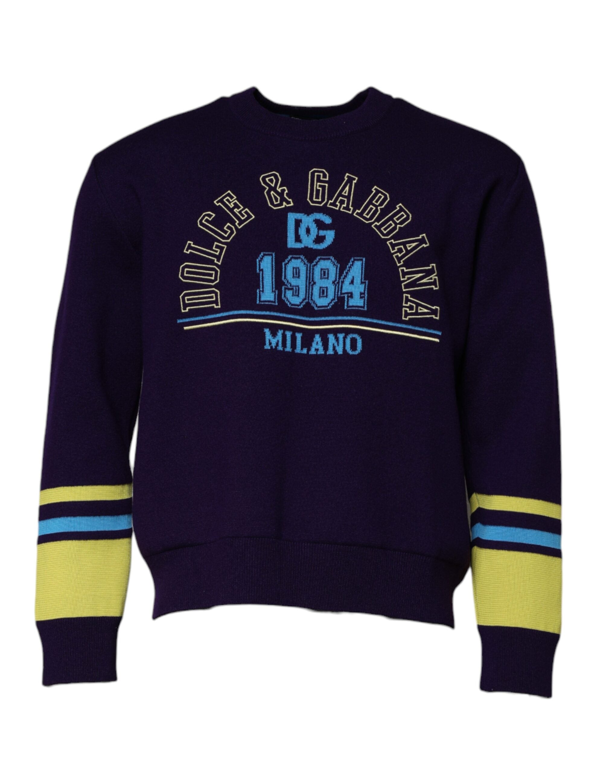 Dolce & Gabbana - Blue 1984 Milano CrewNeck Sweater