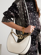 Valentino Garavani  – Ivory Small VLogo Hobo Bag