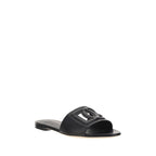 Dolce & Gabbana – Black Millenials Leather Sandals