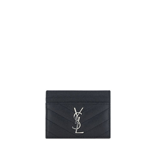 Saint Laurent – Black Leather Card Holder