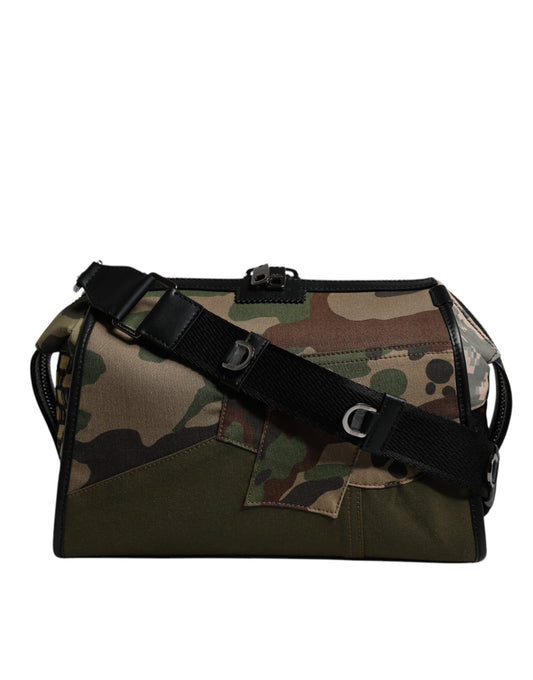 Dolce & Gabbana – Camouflage Patchwork Shoulder Bag