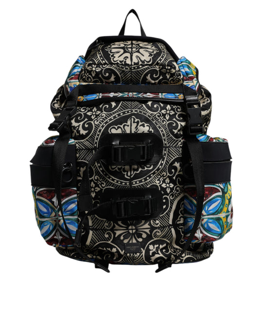 Dolce & Gabbana – Multicolor Maiolica Print Backpack