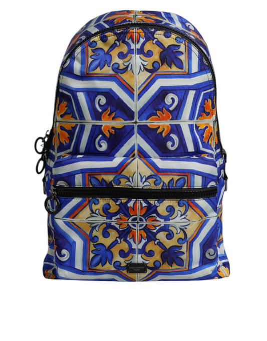 Dolce & Gabbana – Multicolor Majolica Print Backpack