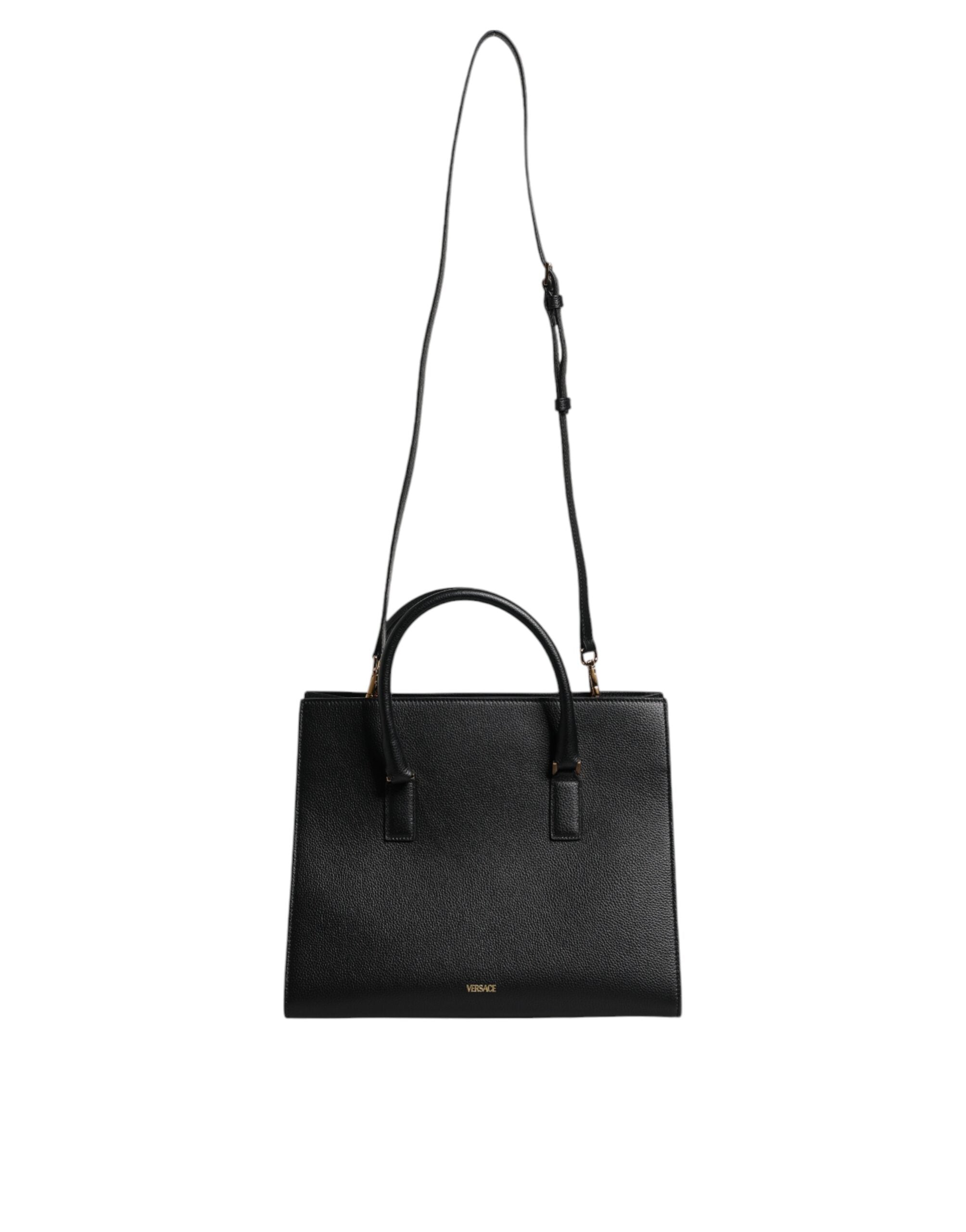 Versace – Black Crossbody Tote Bag