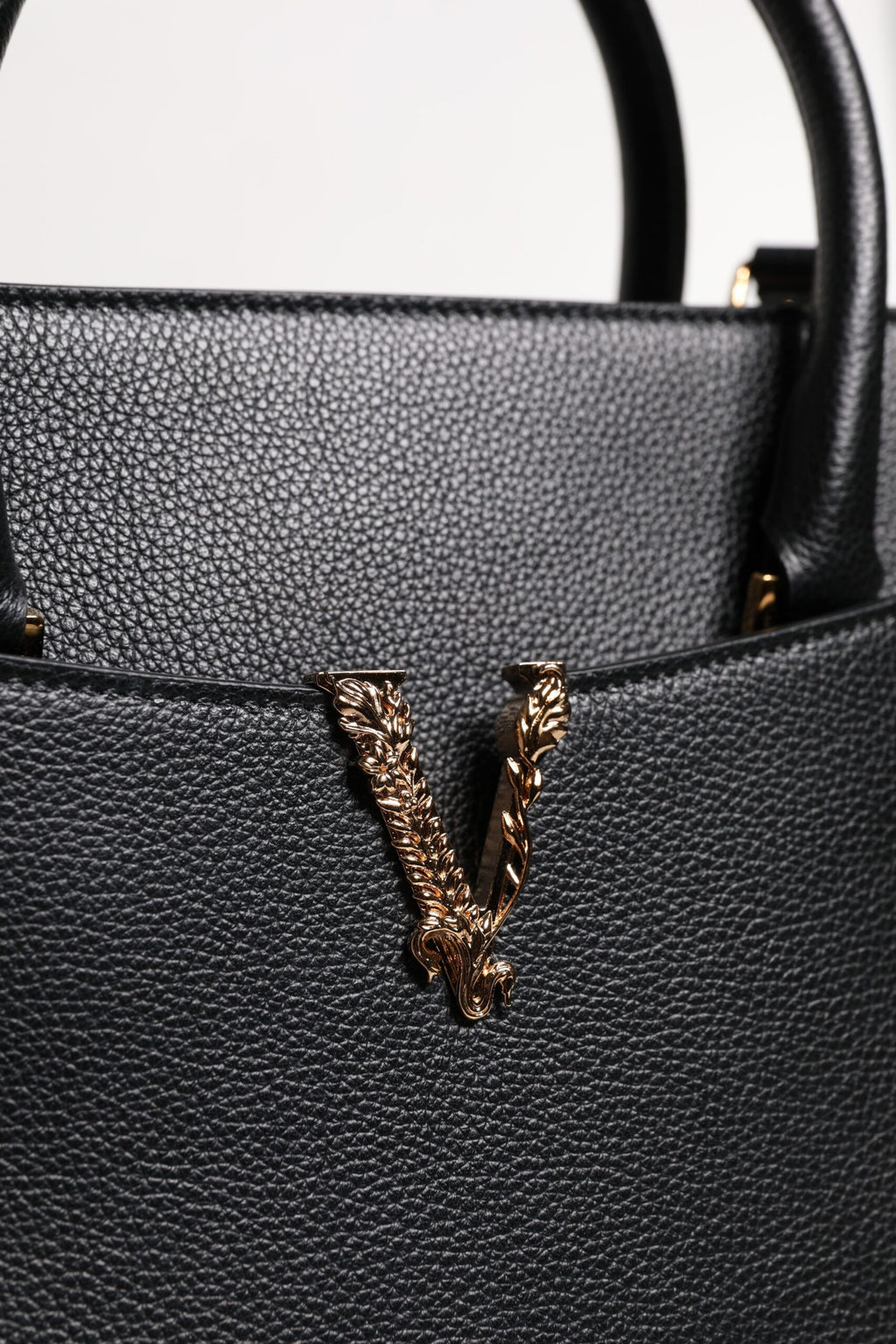 Versace – Black Crossbody Tote Bag