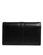 Versace – Black Leather Chain Strap Crossbody Bag