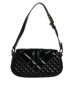 Versace – Black Calfskin Shoulder Bag