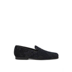 Etro - Blue Leather Slip-On Loafer