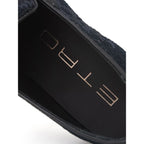 Etro - Blue Leather Slip-On Loafer