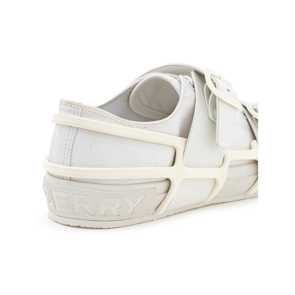 Burberry - White Cotton Sneaker