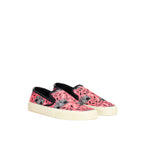 Saint Laurent – Pink Venice Cotton Slip-On Sneakers