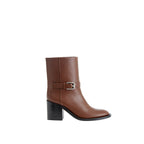 Burberry – Brown Leather Ankle Boots