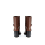 Burberry – Brown Leather Ankle Boots