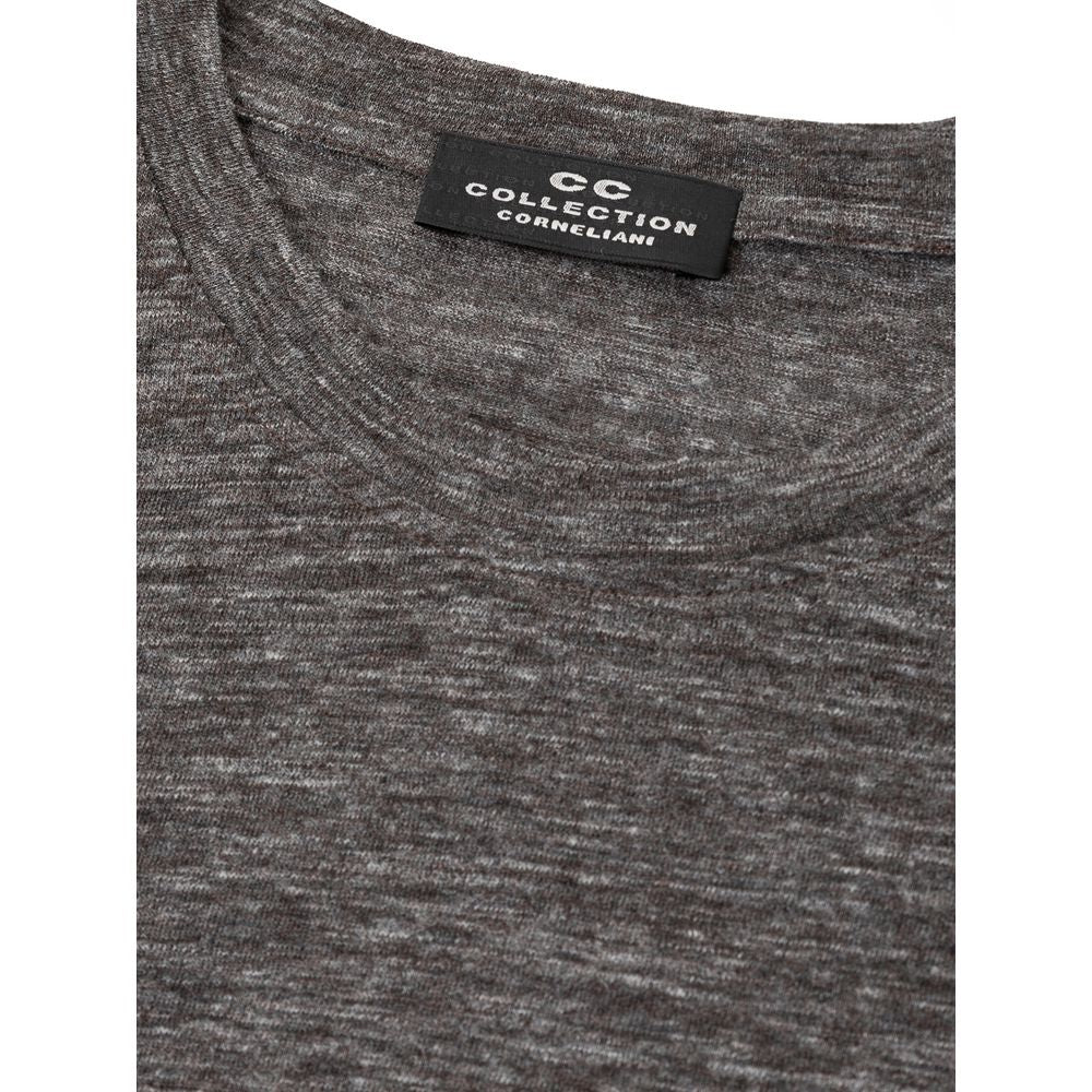 Corneliani - Gray Wool T-Shirt