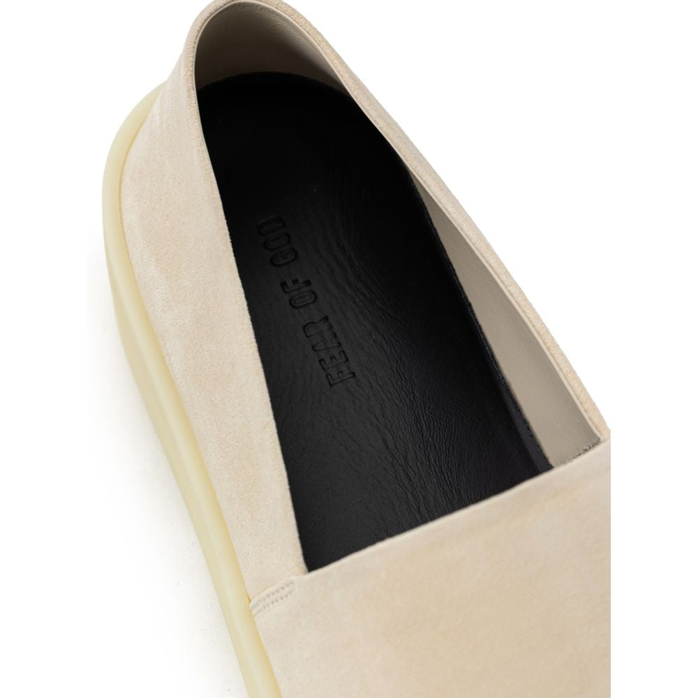 Fear Of God - Beige Leather Slip-On Loafer