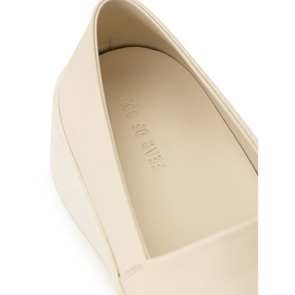 Fear Of God - Beige Leather Slip-On Loafer