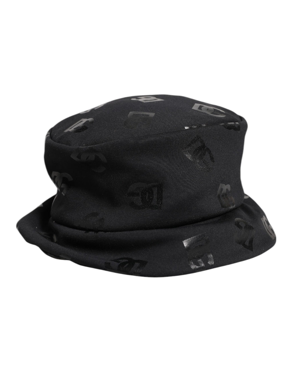 Dolce & Gabbana - Black DG Monogram Polyester Jacquard Bucket Hat