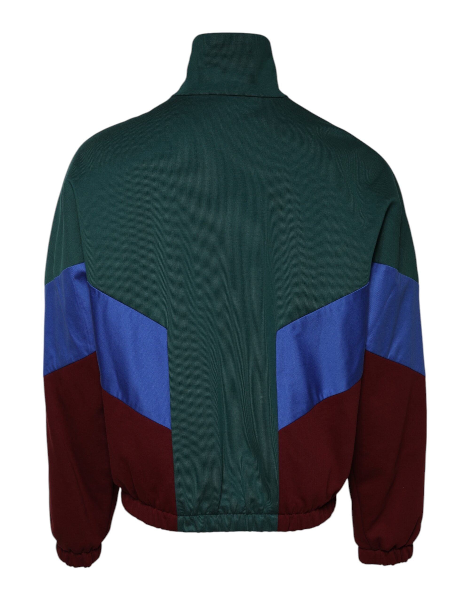 Dolce & Gabbana - Multicolor Cotton Logo Full Zip Jacket
