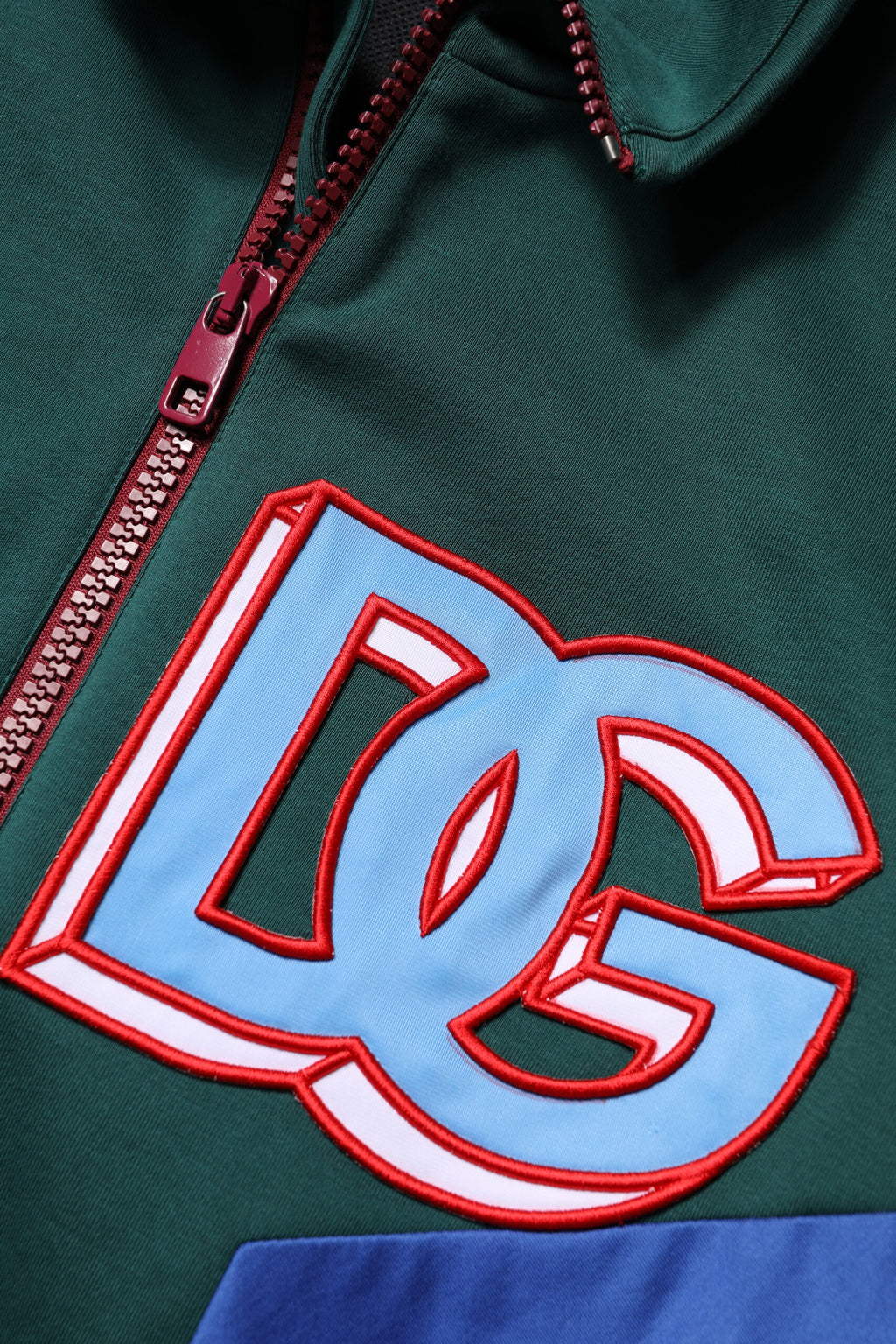 Dolce & Gabbana - Multicolor Cotton Logo Full Zip Jacket