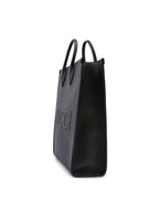 Gucci – Black Leather Medium Logo Tote Bag