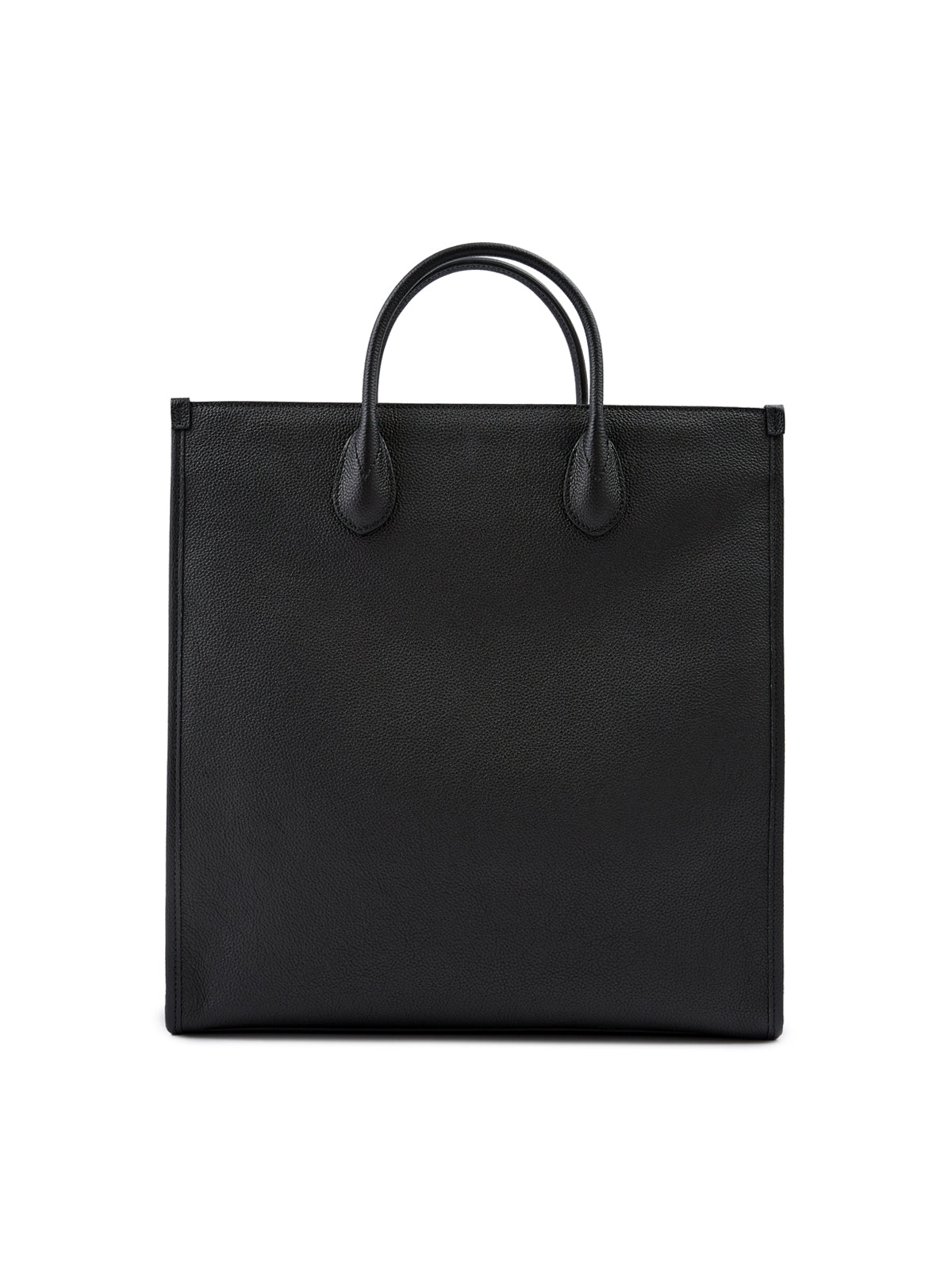 Gucci – Black Leather Medium Logo Tote Bag
