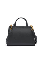 Gucci – Black Leather GG Marmont Handbag