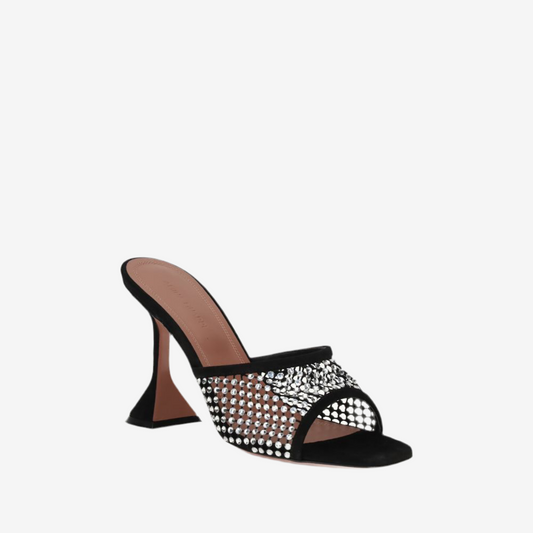 Amina Muaddi – Lupita Crystal Sandals
