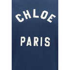 Chloé - Blue Cotton Sweatshirt