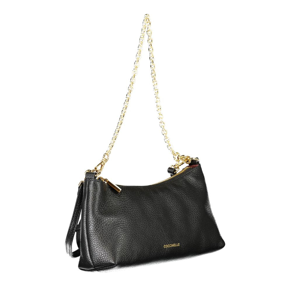 Coccinelle – Black Leather Shoulder Bag