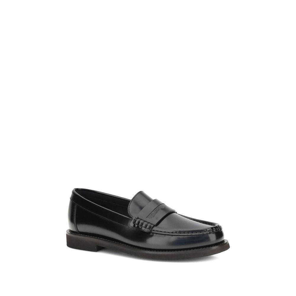 Brunello Cucinelli - Leather Loafers