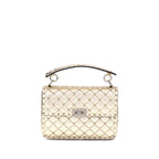 Valentino Garavani – Gold Rockstud Spike Medium Quilted Shoulder Bag
