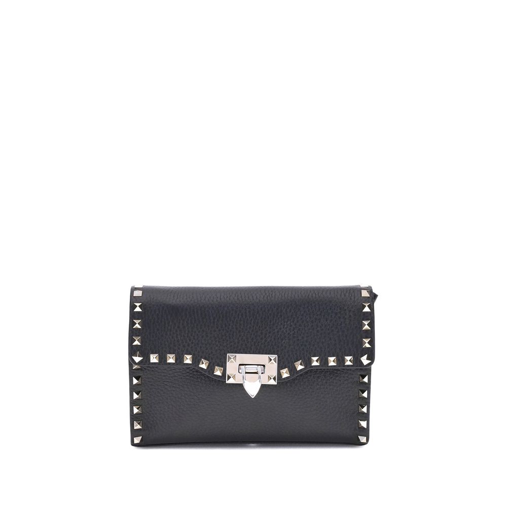 Valentino Garavani  – Rockstud Leather Shoulder Bag