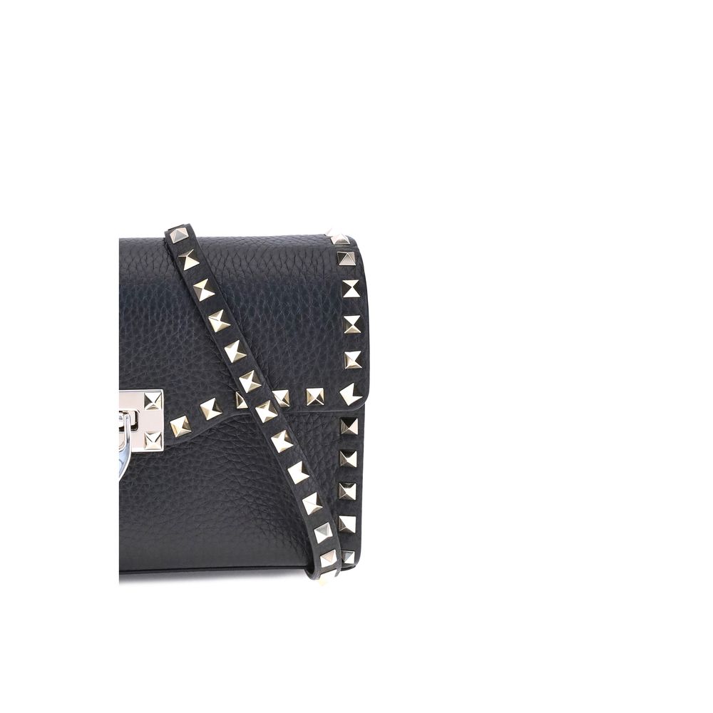 Valentino Garavani  – Rockstud Leather Shoulder Bag