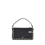 Valentino Garavani– Rockstud Zip-Up Leather Shoulder Bag