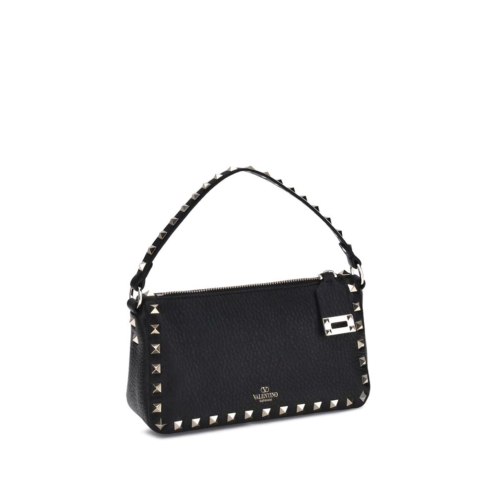 Valentino Garavani– Rockstud Zip-Up Leather Shoulder Bag